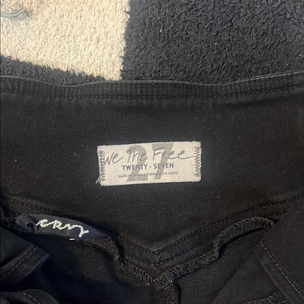 We The Free Black Flare Jeans
